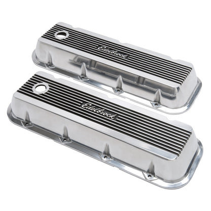 Edelbrock Valve Cover Elite II Chevrolet 1965 and Later 396-502 Big Block V8 Polished