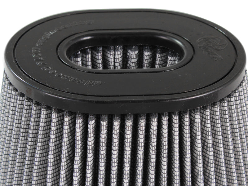 aFe MagnumFLOW Pro DRY S Intake Replacement Filter 3.5in F 9x6.5in B 6.75x5.5in T 5.375in H