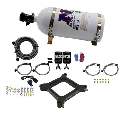 Nitrous Express 4150 Assassin Plate Pro Power Nitrous Kit (100-500HP) w/10lb Bottle