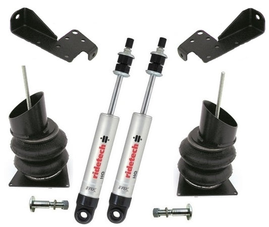 Ridetech 58-64 Impala Front CoolRide Air Spring & HQ Shock Kit (For Use With Stock Arms)