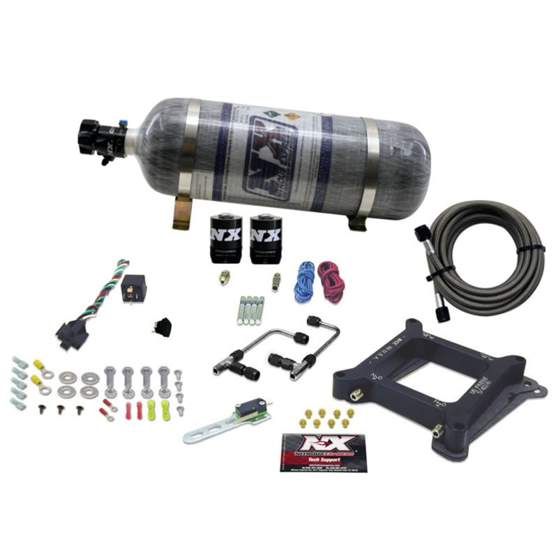 Nitrous Express 4150 Gemini Stage 6 Nitrous Kit (50-300HP) w/Composite Bottle