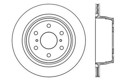 StopTech Drilled Sport Brake Rotor