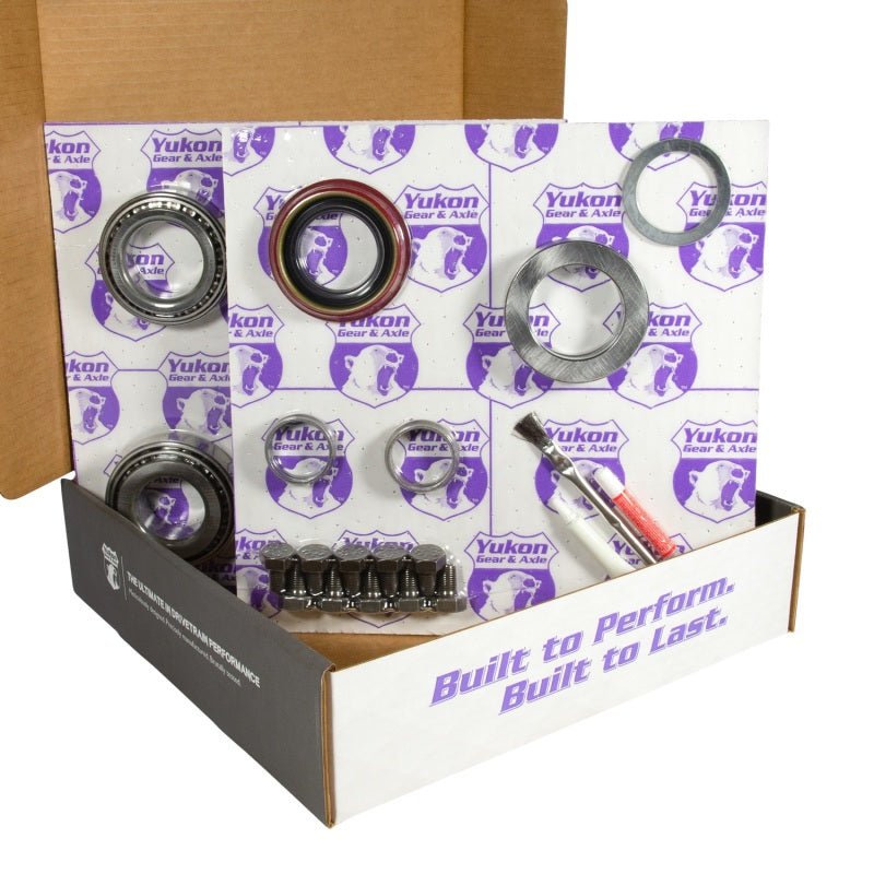 Yukon 8.8in Ford 4.56 Rear Ring & Pinion Install Kit 2.99in OD Axle Bearings and Seals