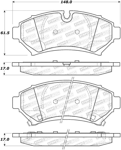 StopTech Street Brake Pads