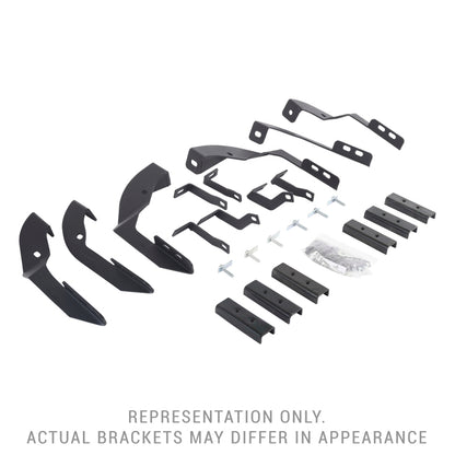 Go Rhino 15-19 Chevrolet Silverado 2500HD/3500HD Brackets for RB Running Boards