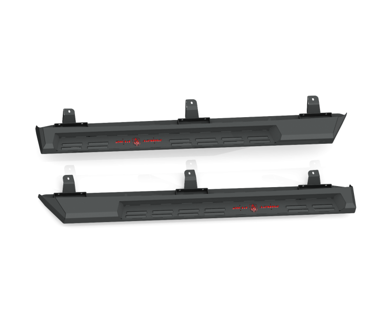 Road Armor 18-20 Jeep Wrangler JL 4DR Stealth Running Board Step - Tex Blk