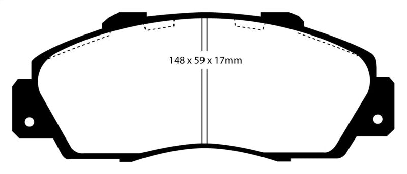 EBC 97-01 Honda CR-V 2.0 Greenstuff Front Brake Pads