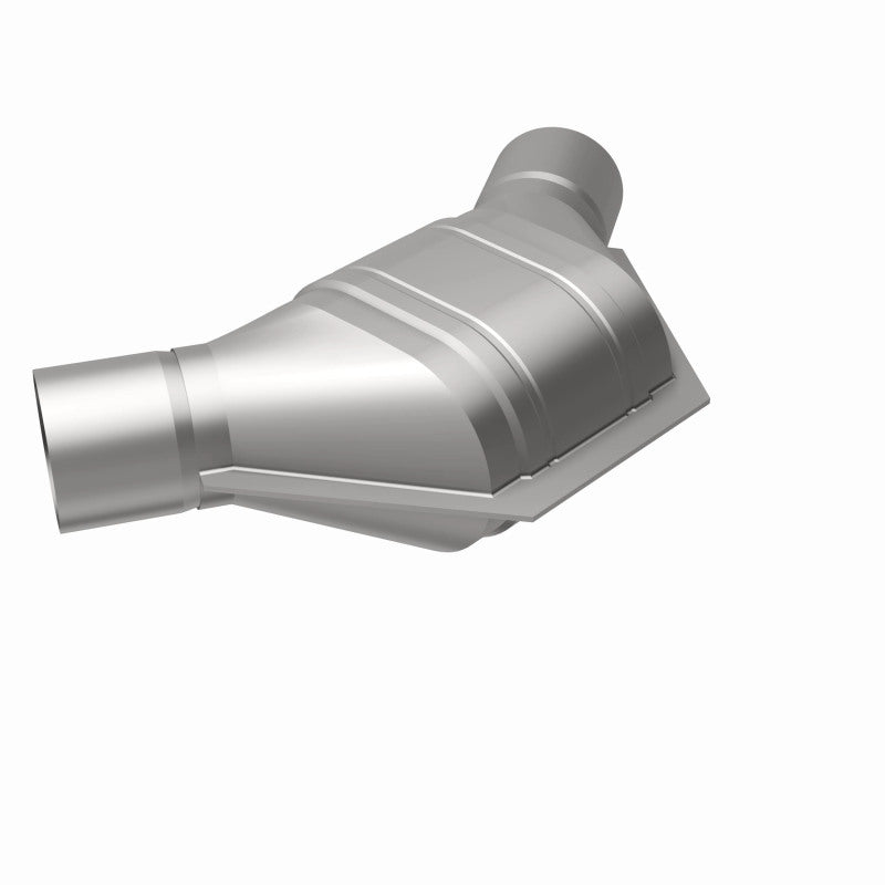 MagnaFlow Universal Catalytic Converter 2.25 inch Angled O/O PC2 Front