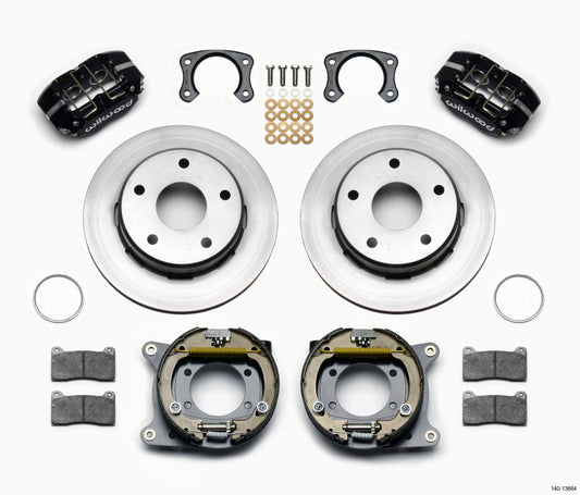 Wilwood Dynapro Lug Mount P/S Park Brake Kit Big Ford New 2.38in Off Bronco 5 x 5.50