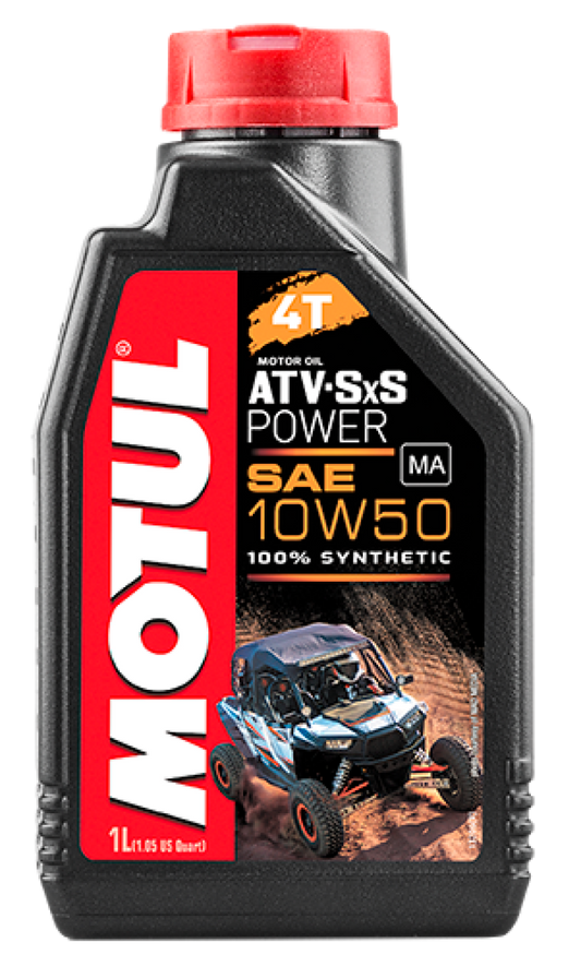 Motul 1L ATV-SXS POWER 4-Stroke Engine Oil 10W50 4T