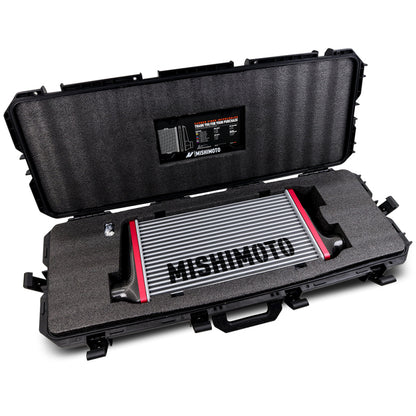 Mishimoto Universal Carbon Fiber Intercooler - Matte Tanks - 450mm Black Core - S-Flow - C V-Band