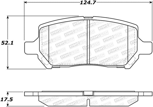 StopTech Street Select Brake Pads