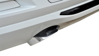 Corsa 12-14 BMW 335i Sedan AWD F30 3in Polished Touring Dual Rear Single 3.5in Tip Cat-Back