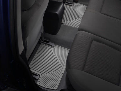WeatherTech 05+ Cadillac STS Rear Rubber Mats - Grey