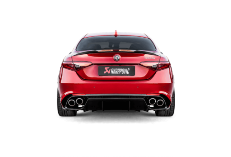 Akrapovic 17-19 Alfa Romeo Giulia Quadrifoglio Evolution Line Cat Back (Titanium) w/Link Pipes