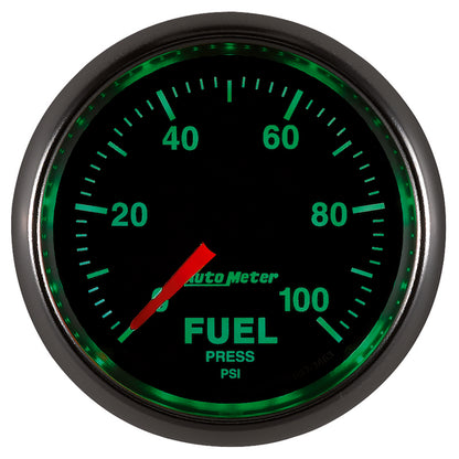 Autometer GS 0-100 PSI Full Sweep Electronic Fuel Pressure Gauge