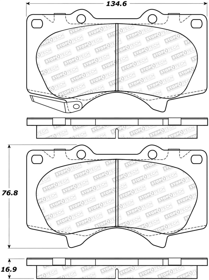 StopTech Street Brake Pads