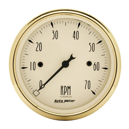 AutoMeter Golden Oldies 3-1/8in 0-7k Tachometer Gauge