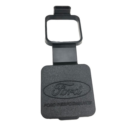 Ford Racing Rubber 2in Hitch Receiver Cover w/Ford Oval/Ford Performance Logo