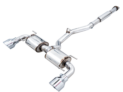 AWE Tuning Subaru BRZ/ Toyota GR86/ Toyota 86 Touring Edition Cat-Back Exhaust- Chrome Silver Tips