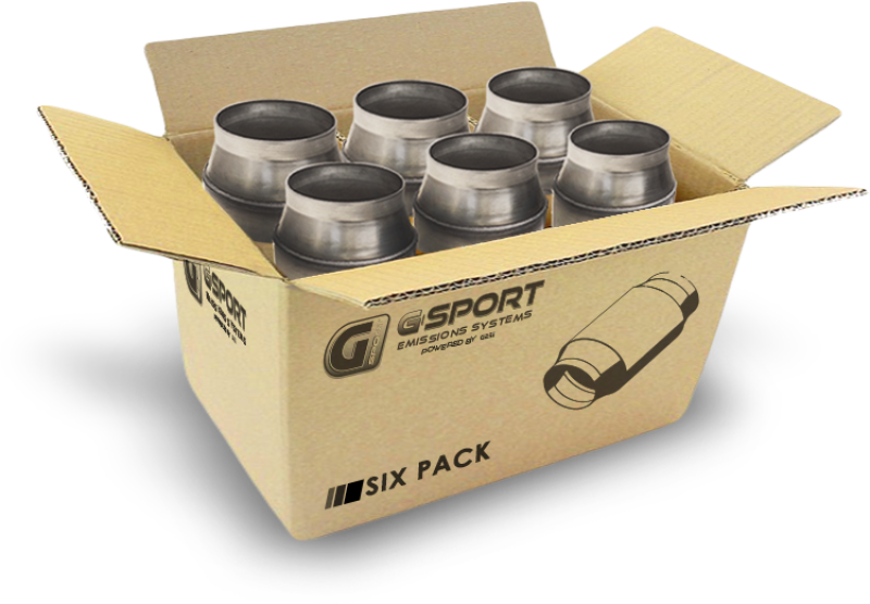 GESI G-Sport 6PK 400 CPSI EPA Compliant 4.5inx4in GEN2 Ultra High Output Cat Conv - Substrate Only