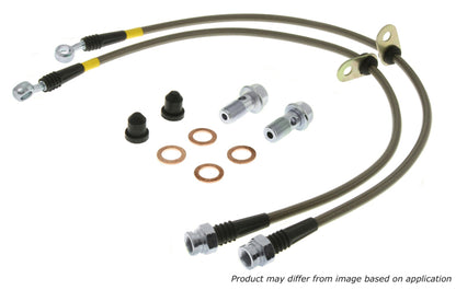 StopTech 02-12 Toyota Camry Coupe/Sedan / 04-08 Solara Front Stainless Steel Brake Lines