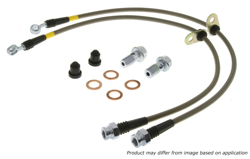 StopTech 06-09 Lexus GS 300/350/400/430/450H / 09-10 IS 250/300/350 Rear SS Brake Line Kit