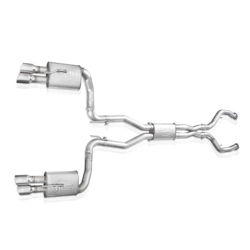 Stainless Works 2008-09 Pontiac G8 GT 3in Catback System X-Pipe Turbo Chambered Muffler 3.5in Tips