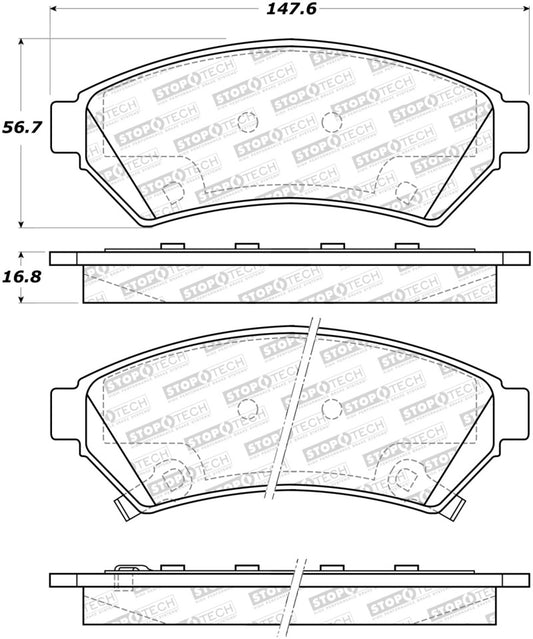 StopTech Street Brake Pads