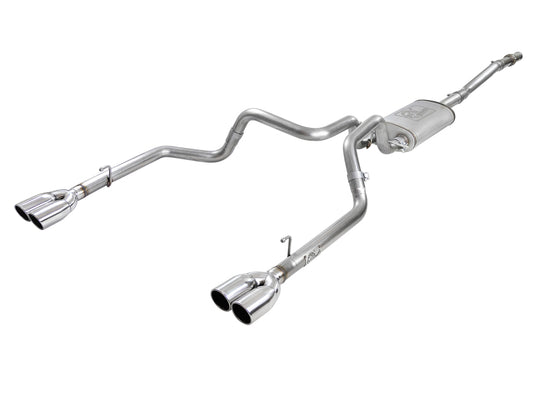 aFe Vulcan Series 3in-2-1/2in 304 SS Cat-Back 2019 GM Silverado 1500 V8-5.3L w/ Polished Tips