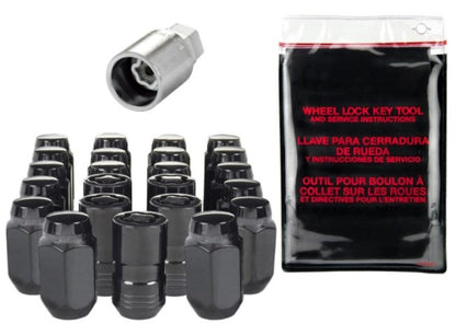 McGard SplineDrive Tuner 23-PC Jeep JL Install Kit w/Locks & Tool (Cone) M14X1.5 / 22m Hex - Black