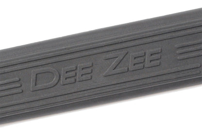 Deezee Universal Tubes - 3In Round Universal - Black Steel ExtCab