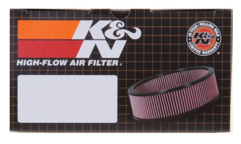 K&N Universal Round Air Filter 6-3/8in OD 5in ID 2-1/4in Height