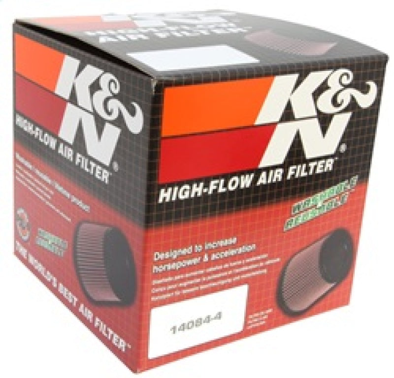 K&N Universal Chrome Filter Round Tapered 3.156in Flange ID/4.938in Base OD/3.5in Top OD/4.344in H