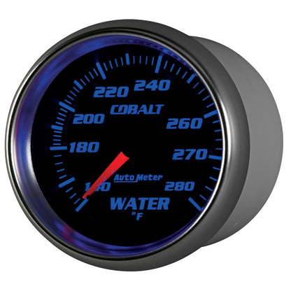 Autometer Cobalt 66.7mm 140-280 degree F. Water Temperature Gauge