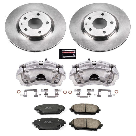 Power Stop 14-18 Mazda 3 Front Autospecialty Brake Kit w/Calipers