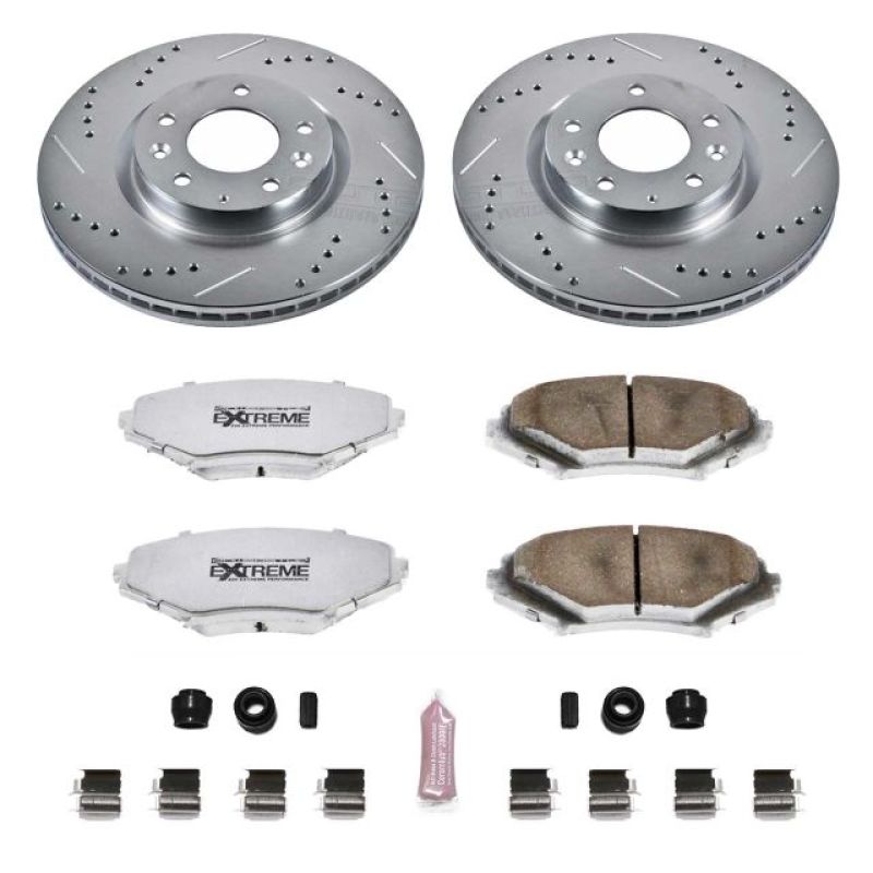 Power Stop 04-08 Mazda RX-8 Front Z26 Street Warrior Brake Kit