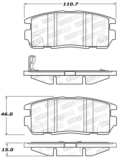 StopTech Street Brake Pads