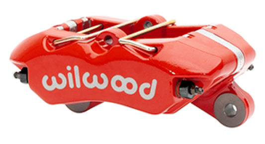 Wilwood Caliper-Forged Dynapro 5.25in Mount/ 4 - 1.98in Pistons/ .81in x 13.06in. Rotor - Red
