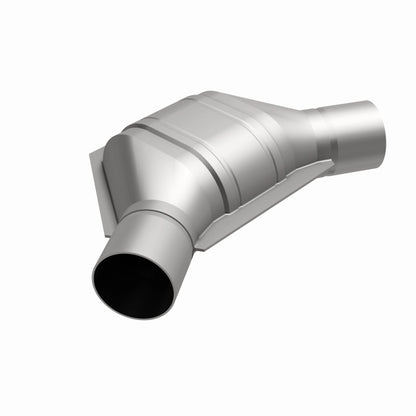 MagnaFlow Universal Catalytic Converter 2.25 Angled In/Out Front CA