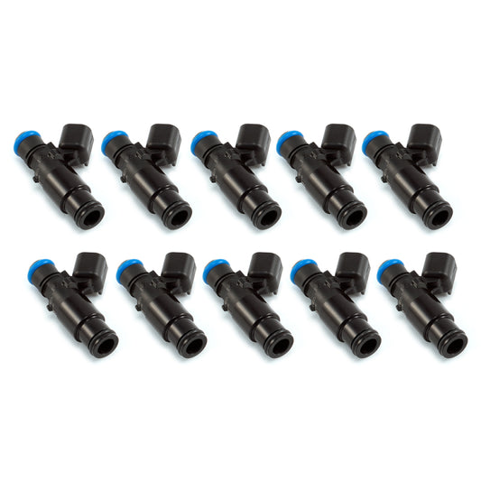 Injector Dynamics 1700cc Injectors - 48mm Length - 14mm Top - 14mm Black Lower O-Ring (Set of 10)