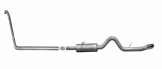 Gibson 99-03 Ford F-250 Super Duty Lariat 7.3L 4in Turbo-Back Single Exhaust - Stainless
