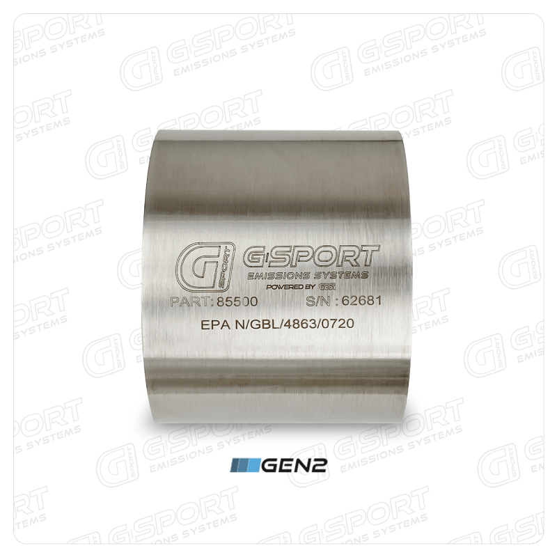 GESI G-Sport 400 CPSI GEN2 EPA Compliant 5in x 4in Substrate Only Up to 1,000HP