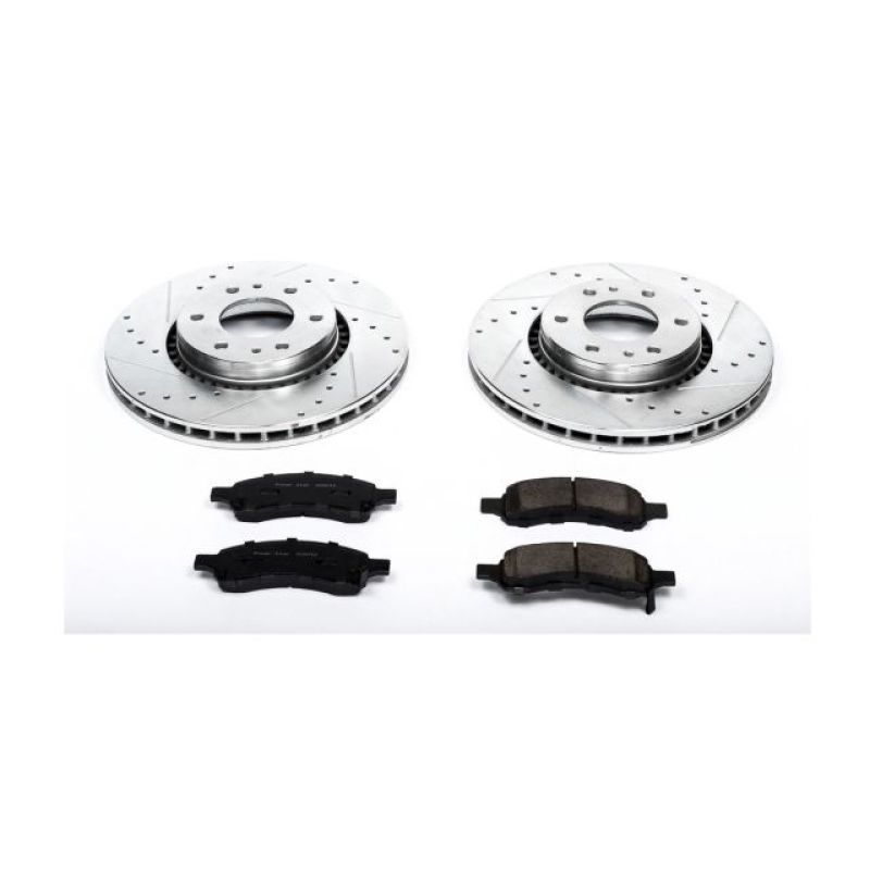 Power Stop 06-07 Buick Rainier Front Z23 Evolution Sport Brake Kit