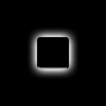 ORACLE Lighting Universal Illuminated LED Letter Badges - Matte Blk Surface Finish - I