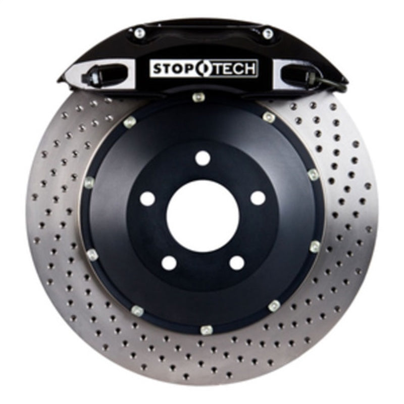 StopTech BBK 01-07 BMW M3 (E46) Rear 4 Piston ST-40 355x32mm Black Calipers Drilled Two Piece Rotors