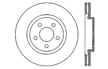 StopTech Drilled Sport Brake Rotor