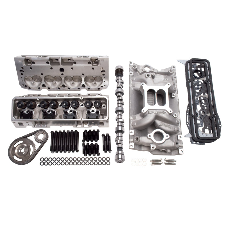 Edelbrock 435Hp Total Power Package Top-End Kit for Use On 1987 And Later SB-Chevy w/ Oe Lifters