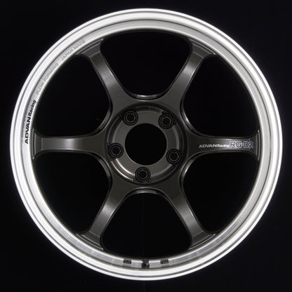 Advan RG-D2 18x8.0 +44 5x114.3 Machining and Black Gunmetallic Wheel