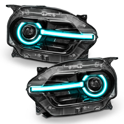 Oracle 2021 Ford Bronco Sport RGB+W Headlight DRL + Halo  - ColorSHIFT w/ RF Controller